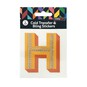 Cold Transfer and Bling Letter H Sticker Set image number 1