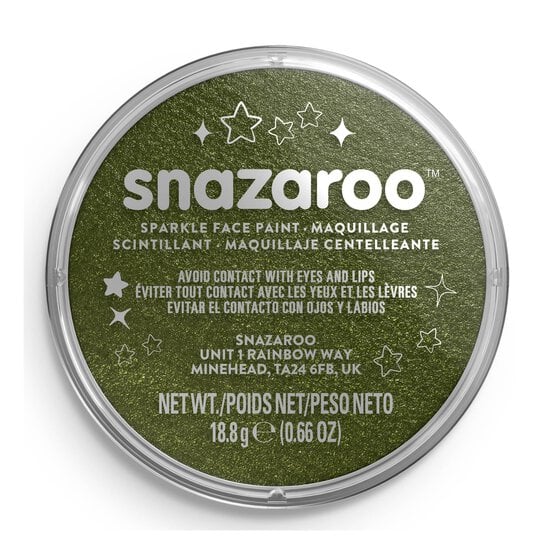 Snazaroo Green Sparkle Face Paint  image number 3