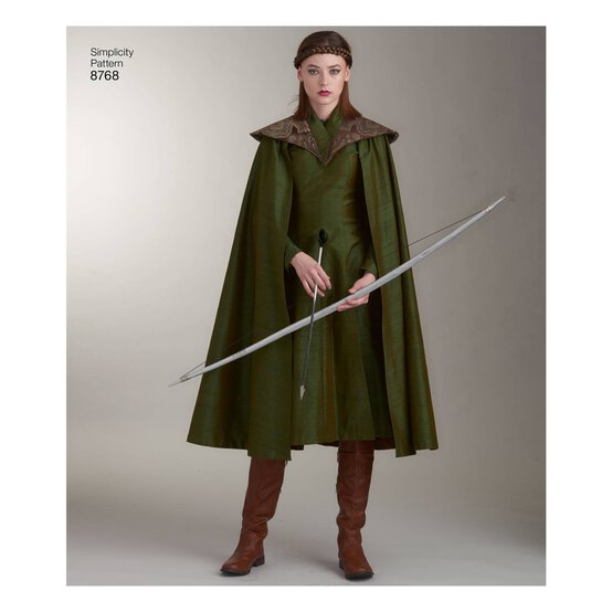 Simplicity Fantasy Costume Sewing Pattern 8768 (14-22) image number 4