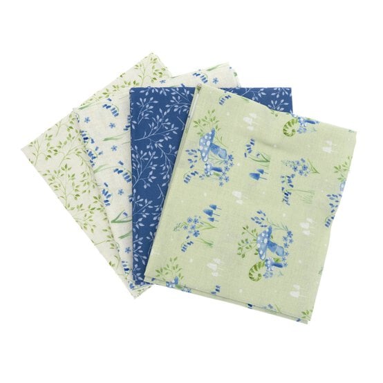 Bluebell Hollow Woods Cotton Fat Quarters 4 Pack image number 1