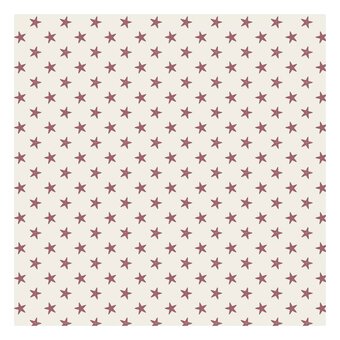 Pink Tiny Star Cotton Fabric by the Metre