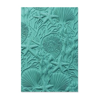 Sizzix Under the Sea 3D Textured Impressions Embossing Folder A6