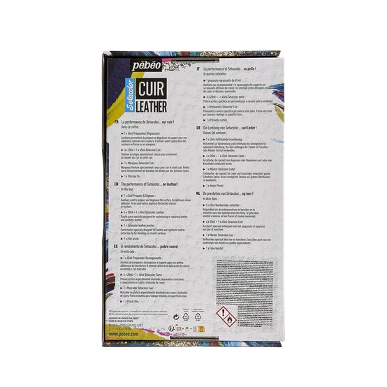 Pebeo Setacolor Leather Paint Selection Box image number 3