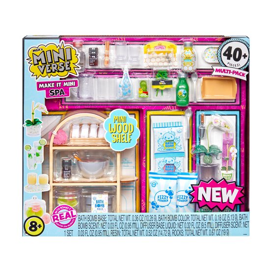 MGA's Miniverse Make It Mini Spa Multipack 40 Pieces image number 1