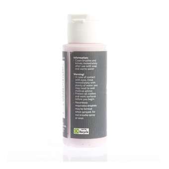 Pale Pink Acrylic Craft Paint 60ml image number 3