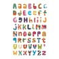 Mixed Print Alphabet Puffy Stickers image number 1