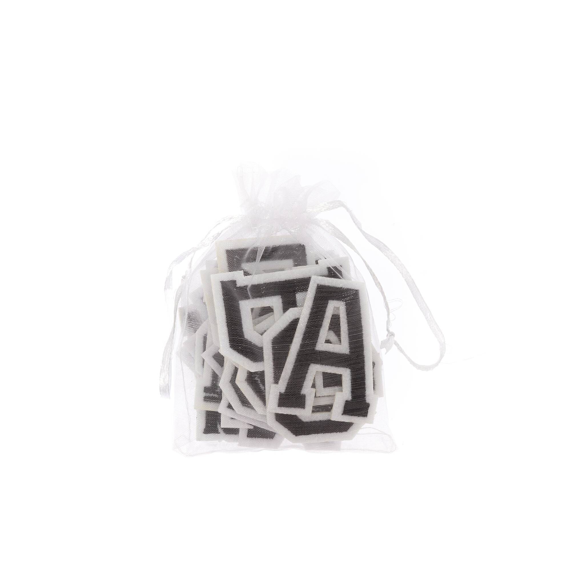 Black Alphabet Fabric Letters 26 Pack | Hobbycraft