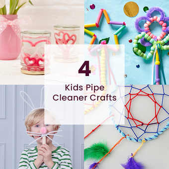 4 Kids Pipe Cleaner Crafts