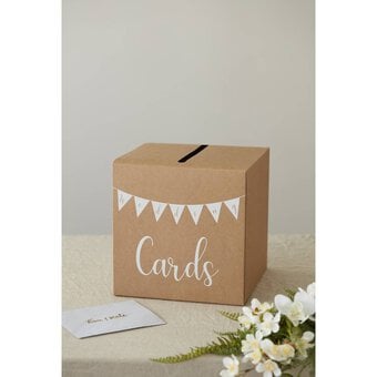 Kraft Wedding Card Box image number 3
