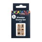 Icon Wooden Stamps 6 Pack image number 3