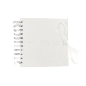 Bon Voyage Embossed Scrapbook 6 x 6 Inches
