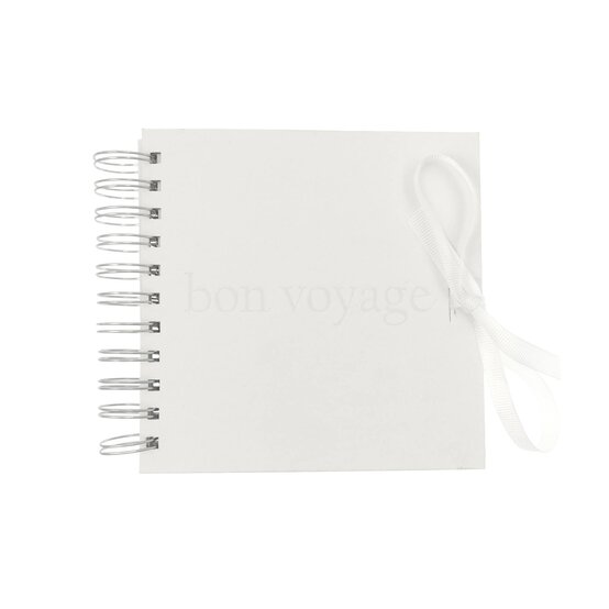 Bon Voyage Embossed Scrapbook 6 x 6 Inches image number 1