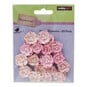 Pink Pearl Blossom Paper Flowers 20 Pack image number 2