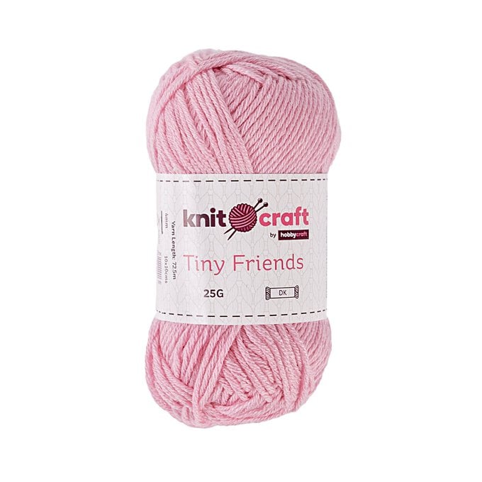 Knitcraft Pink Tiny Friends Yarn 25g