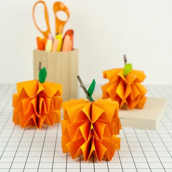 How to Make a Paper Pumpkin