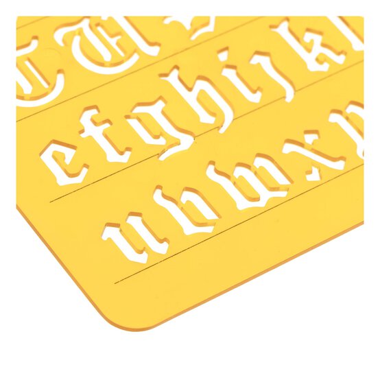 Old English Letter Stencil Set 3 Pack image number 3