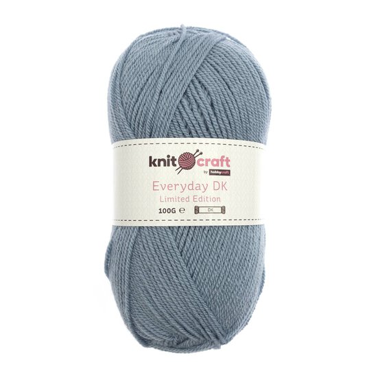 Knitcraft Pewter Blue Everyday DK Limited Edition Yarn 100g image number 1