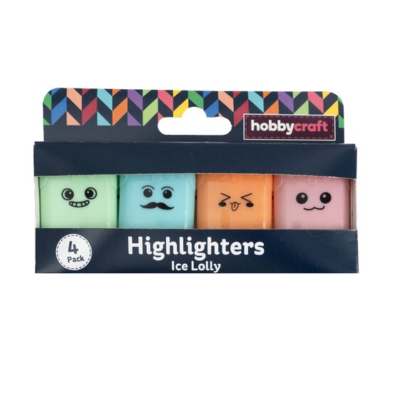 Ice Lolly Highlighters 4 Pack image number 4
