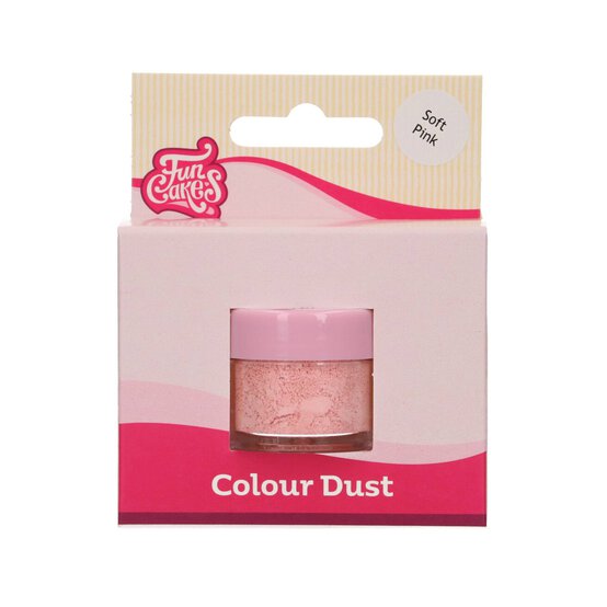 FunCakes Soft Pink Colour Dust 6g image number 2