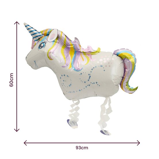 Large Unicorn Foil Balloon image number 2