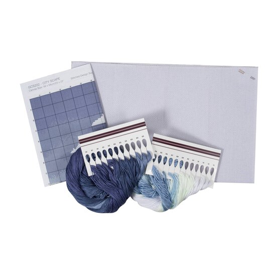 Trimits Cityscape XL Cross Stitch Kit 84cm x 29.5cm image number 3