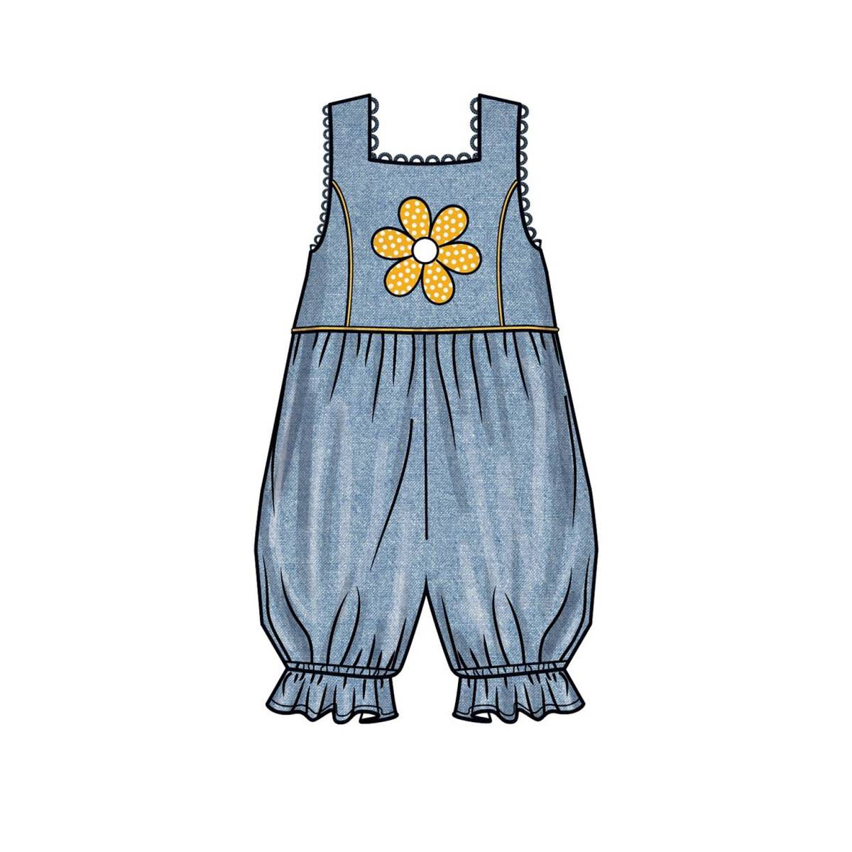New Look Baby-Strampler & Sundress Schnittmuster – Papier, Größe A (NB-S-M-L) | Mit Höschen, Einfach Zu Nähen