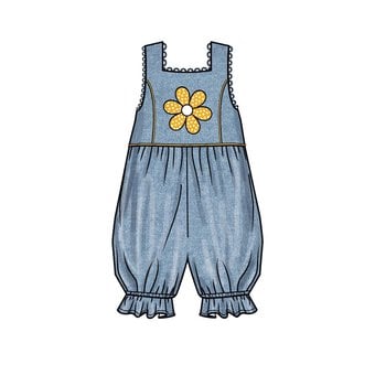 New Look Baby Romper and Dress Sewing Pattern 6738 image number 4