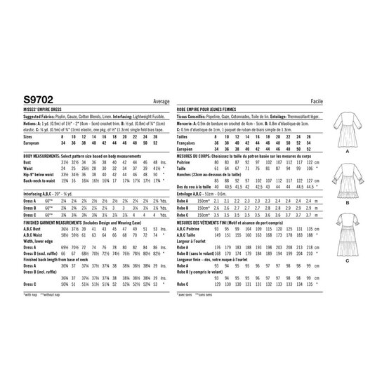 Simplicity Women’s Dress Sewing Pattern S9702 (8-16) image number 6