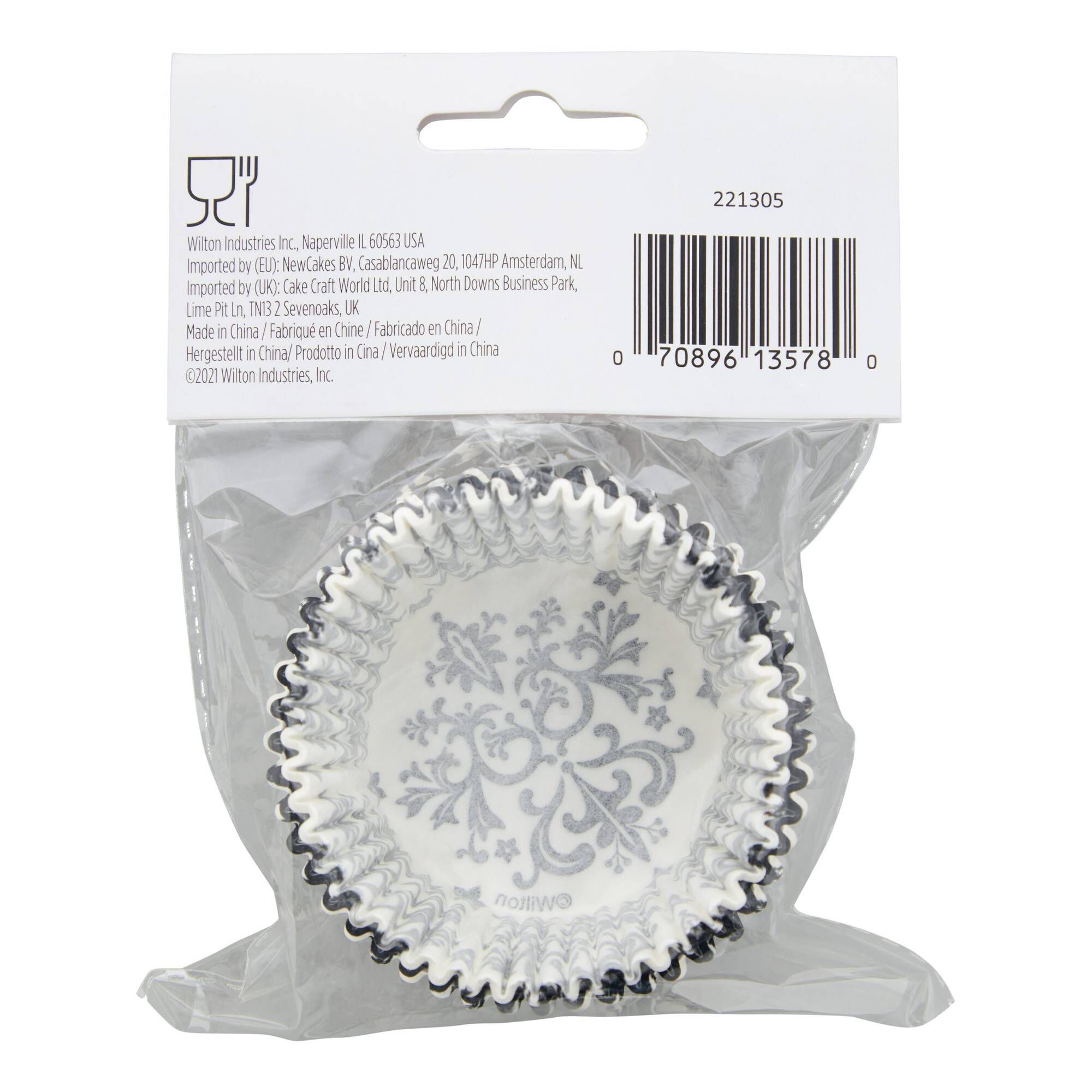 Wilton Damask Cupcake Cases 75 Pack Hobbycraft