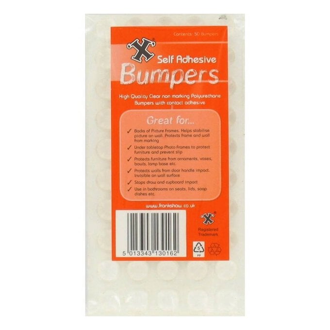 X Self Adhesive Bumpers 50 Pack image number 1