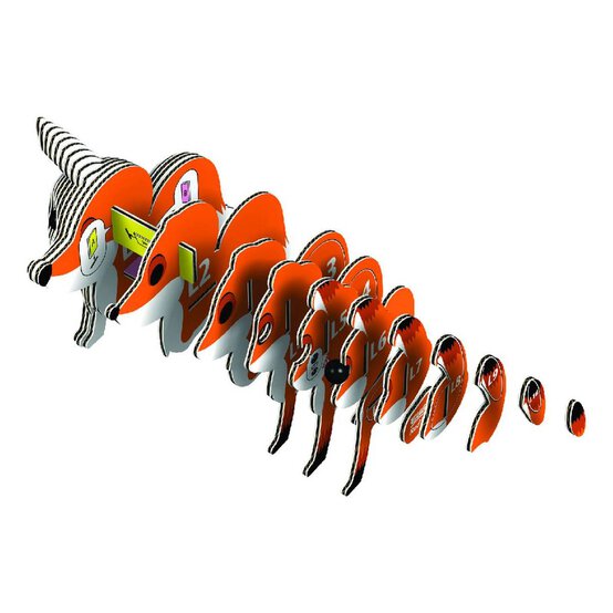 Eugy 3D Red Fox Model image number 2