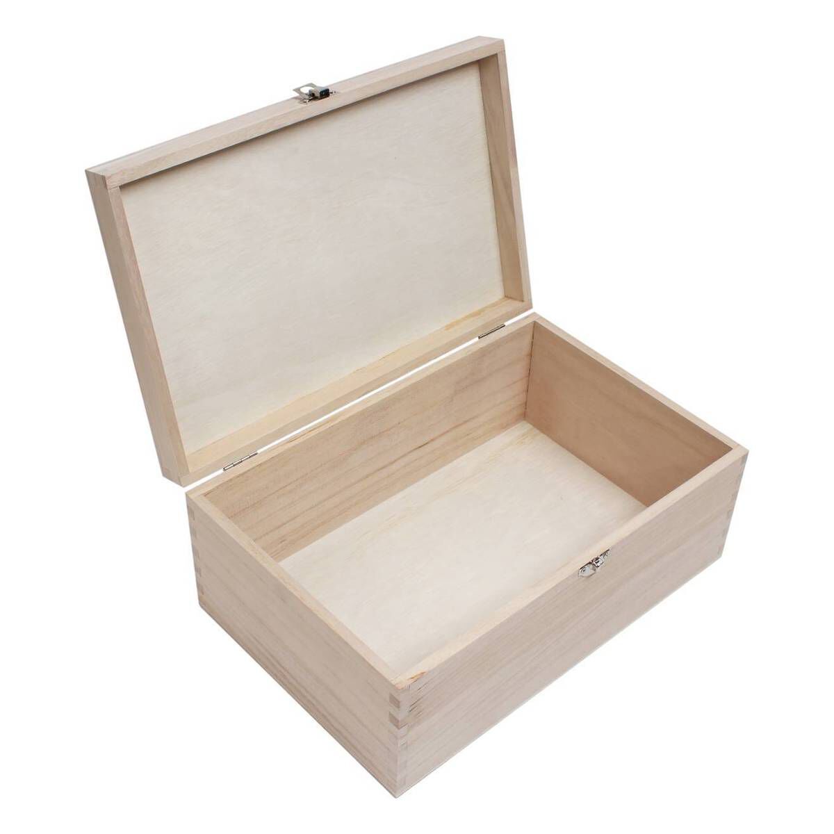 Wooden Storage Box 30cm x 20cm x 13cm Hobbycraft