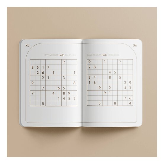 Faux Suede Sudoku Puzzle Book image number 2