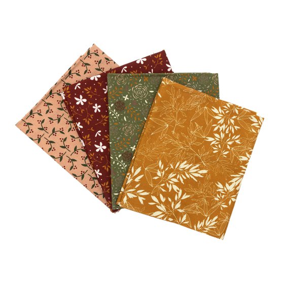 Countryside Flowers Cotton Fat Quarters 4 Pack image number 1