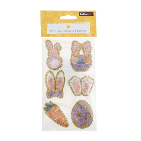 Iron-On Easter Patches 6 Pack image number 3