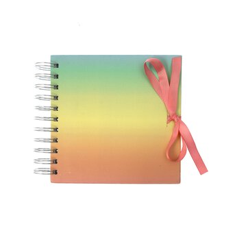 Spiral Bound Ombre Scrapbook 6 x 6 Inches