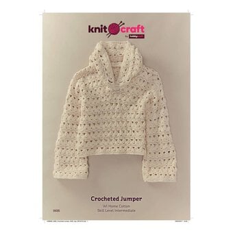 Knitcraft Home Cotton Crocheted Jumper Digital Pattern 0035