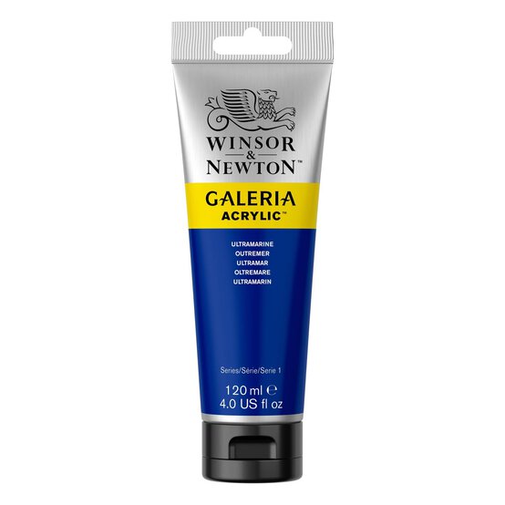 Winsor & Newton Galeria Ultramarine Acrylic Paint 120ml image number 1