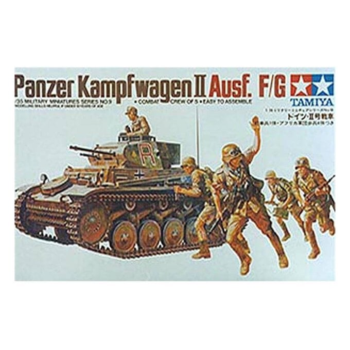 Tamiya Panzer Kampfwagen II Ausf. F/G Model Kit 1:35 image number 1