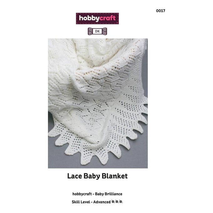 Baby Brilliance Lace Baby Blanket Digital Pattern 0017 image number 1