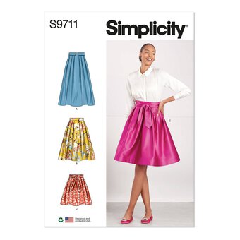 Simplicity Women's Skirts   Sewing Pattern S9711 (D5 4-12)