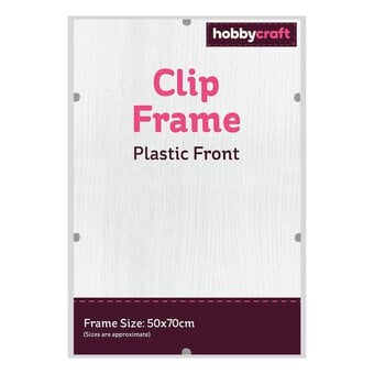 Plastic Clip Frame 50cm x 70cm