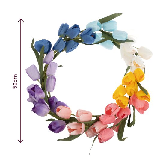 Tulip Wreath 50cm image number 4