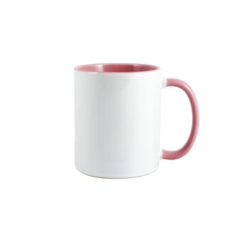 Pink Two-Tone Photo Mug