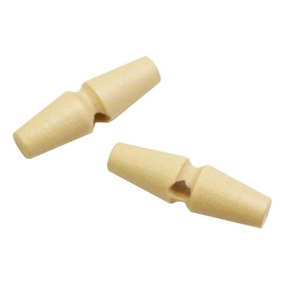 Hemline One Hole Toggles 40mm 2 Pack image number 1