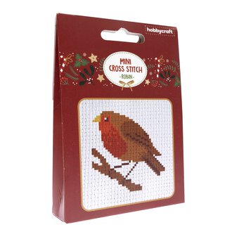 Robin Mini Cross Stitch Kit 