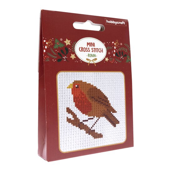 Robin Mini Cross Stitch Kit  image number 1