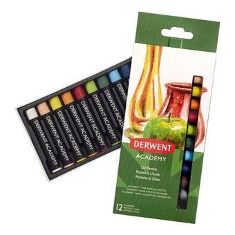 Derwent Academy Oil Pastels 12 Pack