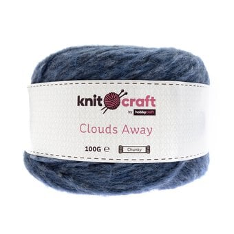 Knitcraft Blue Lagoon Clouds Away Yarn 100g
