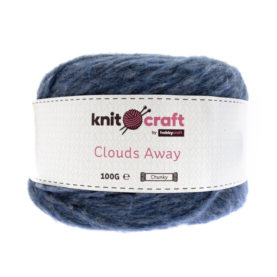 Knitcraft Blue Lagoon Clouds Away Yarn 100g image number 1